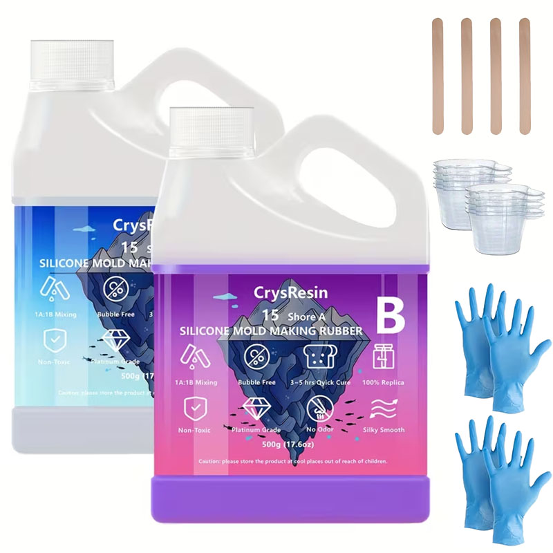 Soap Making Diy Kit - 500ml 2 Frascos de Silicone Líquido