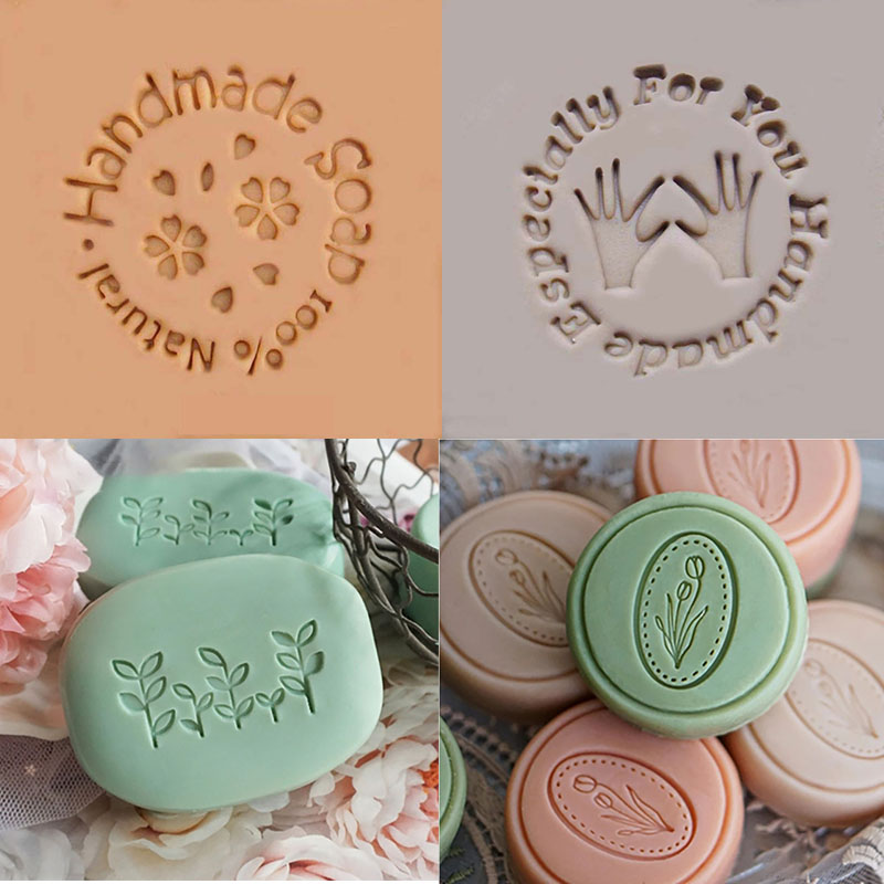 Soap Making Kit For Beginners - Molde de carimbo de sabão personalizado,