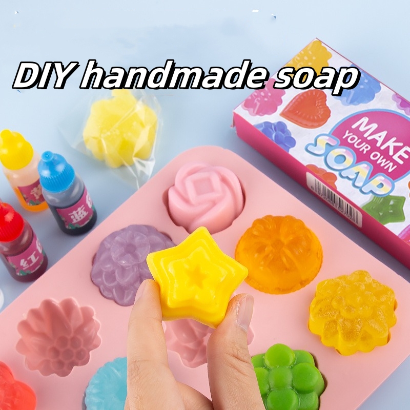 Soap Making Kit For Beginners - DIY Handmade Crystal Soap Making Kit,