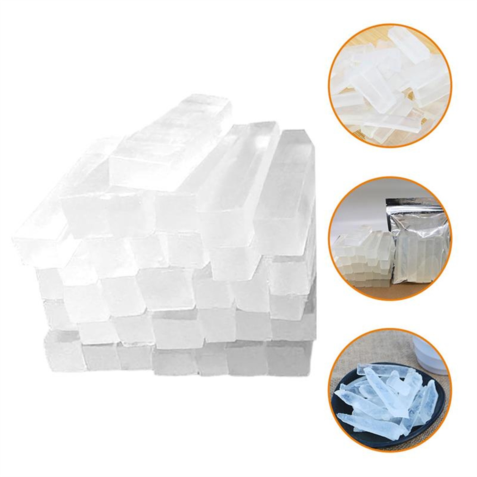 Soap Making Kit For Beginners - Saco de 250g de glicerina transparente