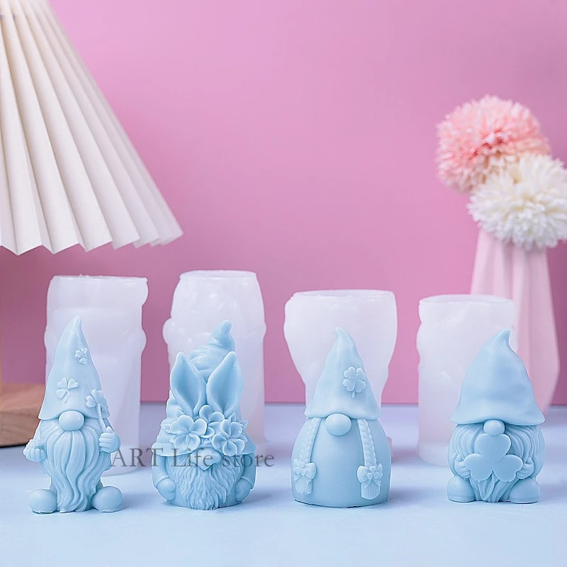 Molde de vela de silicone anão - Soap Making Gifts avaliação e preço