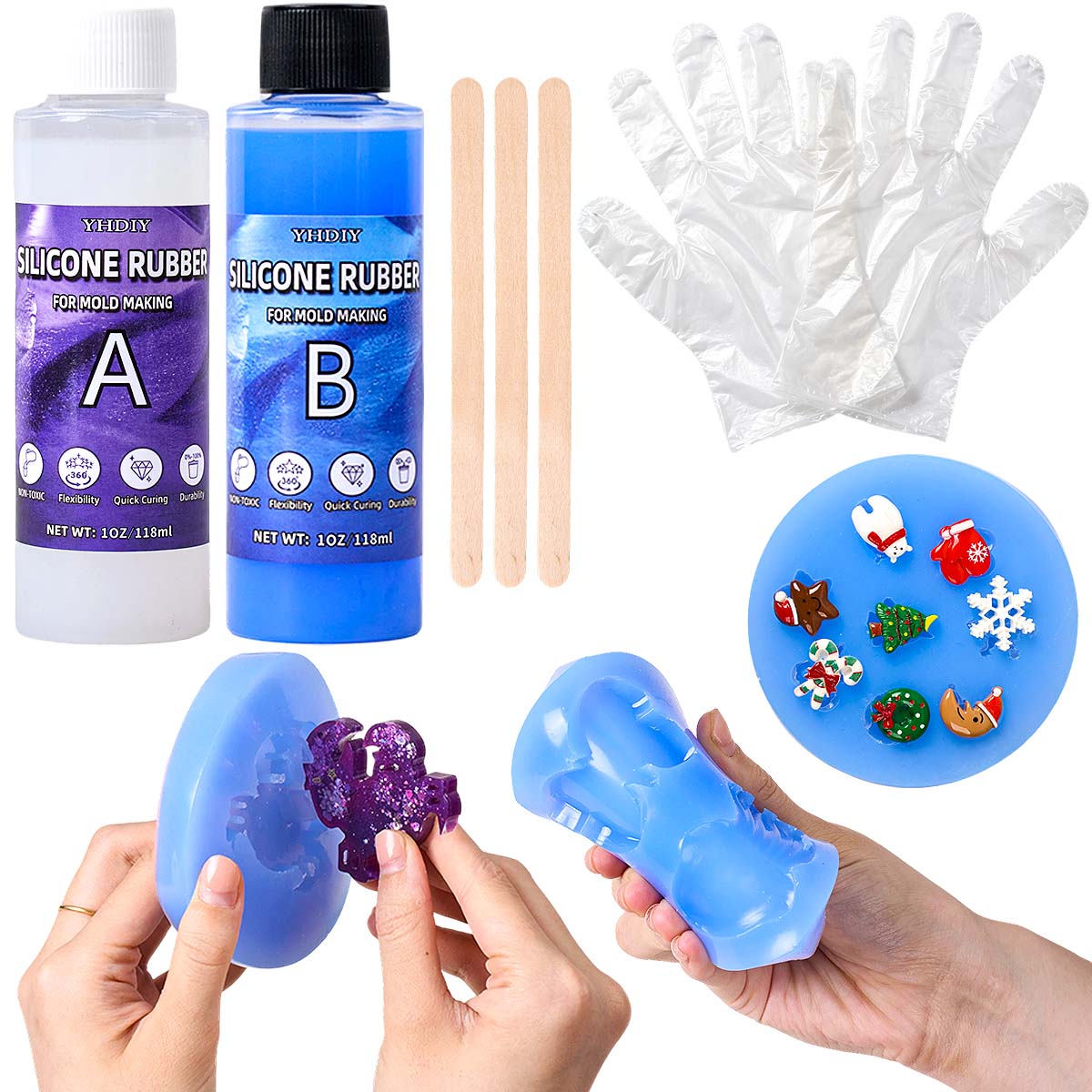 Kit de Moldes de Silicone de 1 - Soap Making Ins avaliação e preço