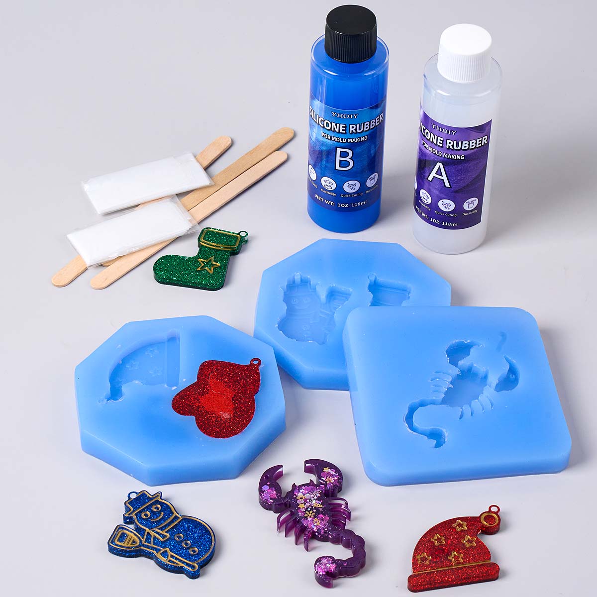 Kit de Moldes de Silicone de 1 - Soap Making Ins avaliação e preço
