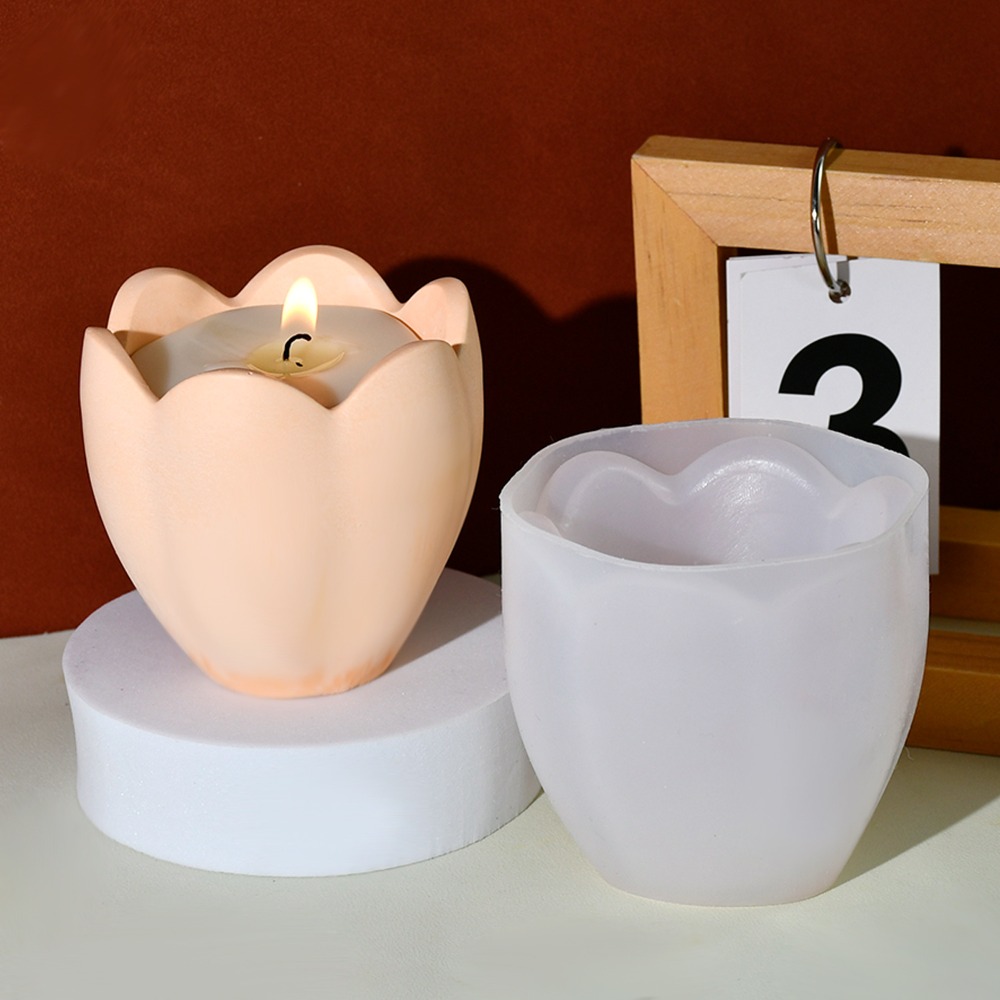 Suporte de vela de tulipa, mol - Soap Making Instructions avaliação e preço