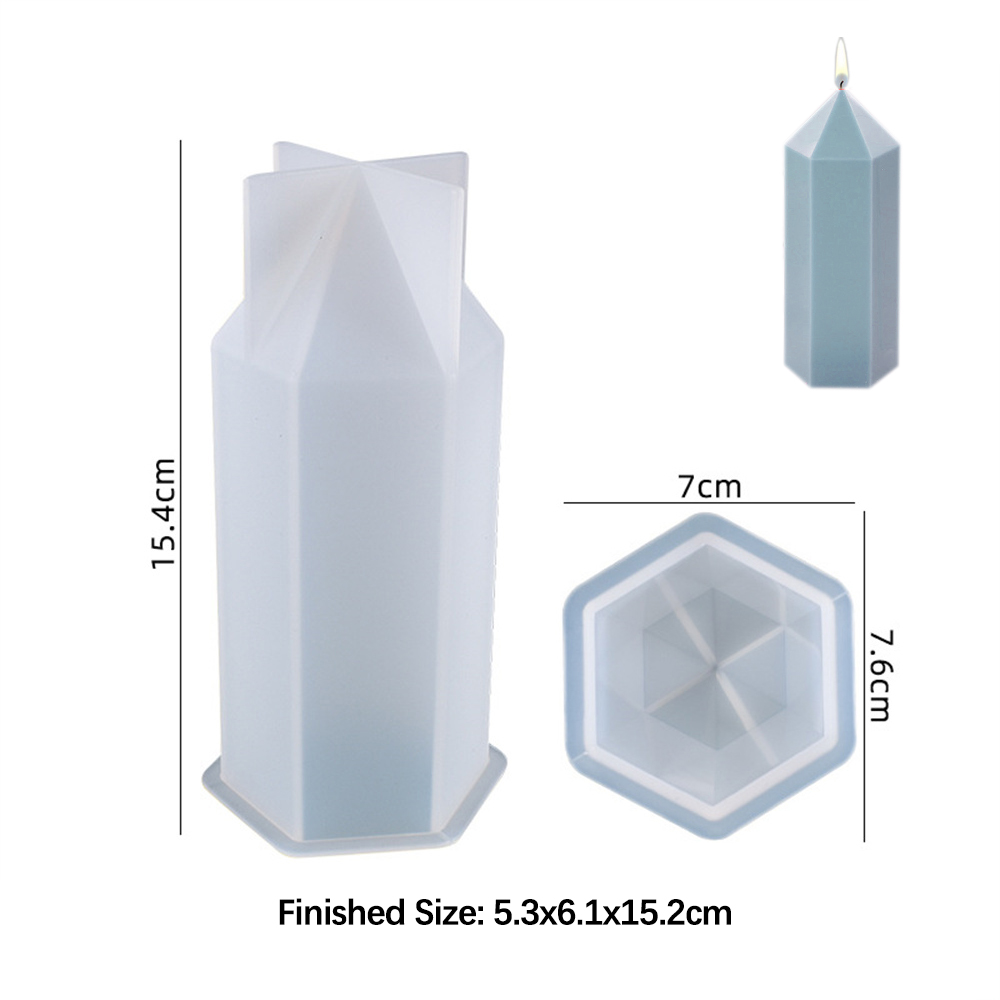 Silicone Coluna Hexagonal Mold - Soap Making Kit For Beginners avaliação e preço