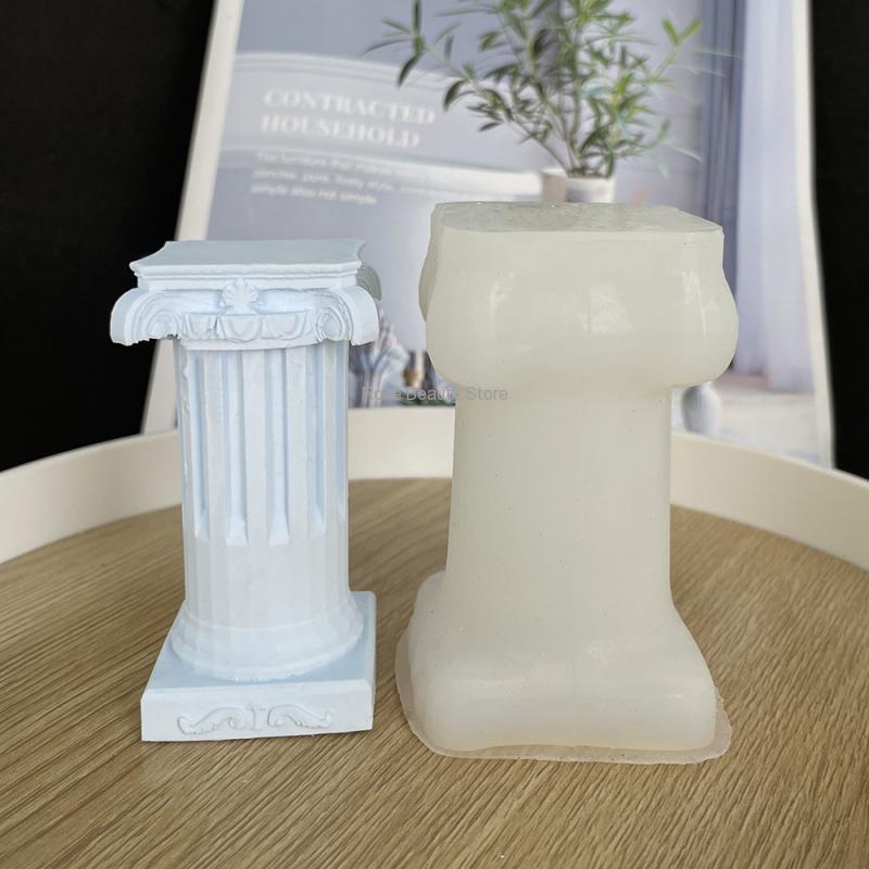 3d coluna romana vela molde de - Soap Making Gifts avaliação e preço