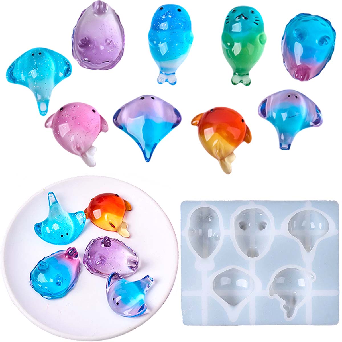 Molde de Silicone 3D de Raia M - Soap Making Instructions avaliação e preço