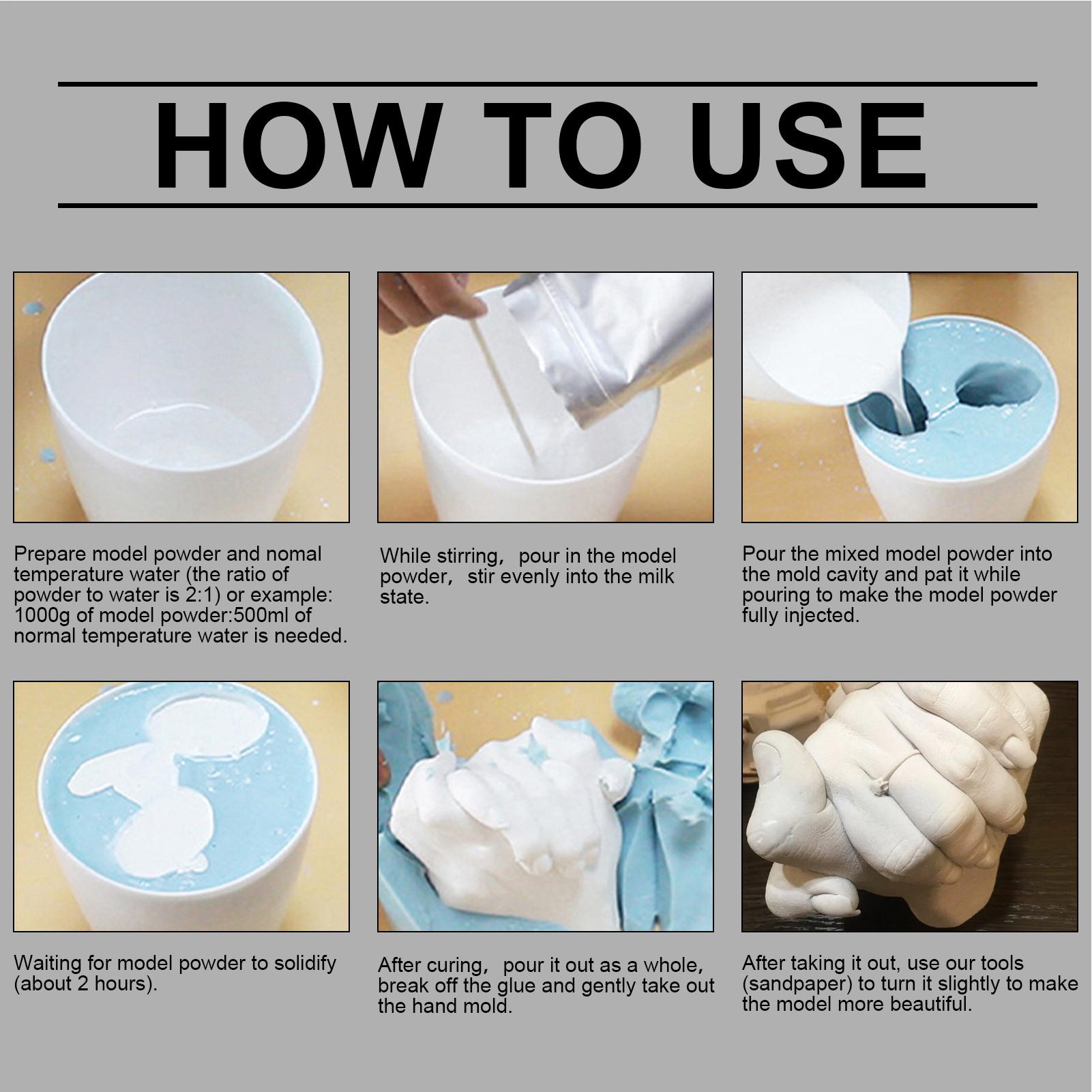 Kit de moldagem de mãos e pés  - Soap Making Ins avaliação e preço