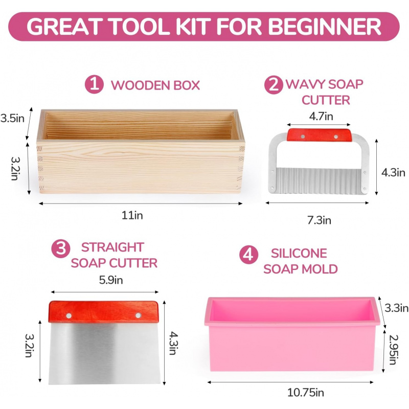 1 molde de sabão de 42 onças c - Soap Making Diy Kit avaliação e preço